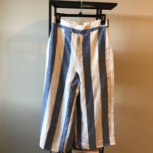 Madewell Wide Leg Cropped Pants